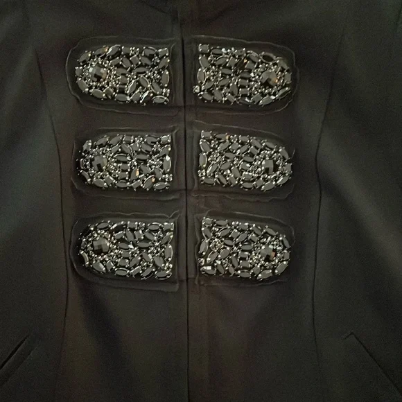 INC - BLACK Embellished Blazer - Picture 2 of 8